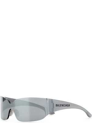サングラス Balenciaga Grey Nylon Mono Square Sunglasses Balenciaga Grey Nylon Mono Square Sunglasses | italist