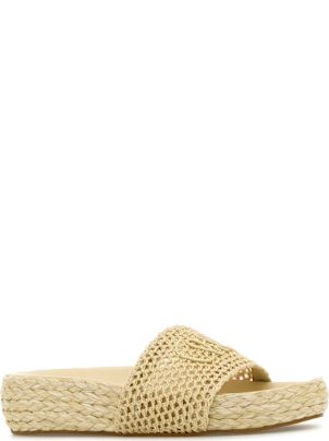 【関税&送料込】Chloe Cream Isla Slippers Chloé Cream Isla Slippers | italist