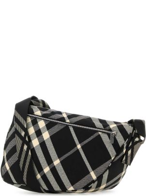 Burberry Embroidered Fabric Shield Crossbody Bag | italist