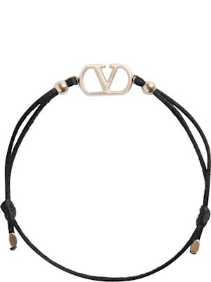 Valentino Garavani Vlogo Signature Cotton Bracelet | italist
