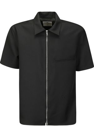 Courrèges Zipped Light Twill Ss Shirt | italist