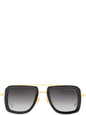 サングラス DITA Dita - DUBSIGNAL - YELLOW GOLD (DUBSIGNAL YELLOW GOLD) Dita Dubsignal DTS465 01 Sunglasses Yellow Gold Black - eye