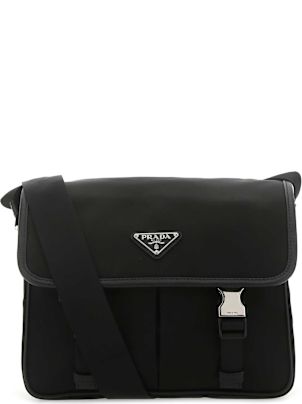 ショルダーバッグ PRADA Men Shoulder bag Dark 2VC0462C75 F0003 Prada Black Leather Shoulder Bag | italist