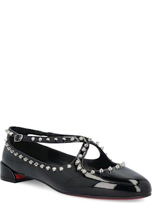 Christian Louboutin Pilouta Jane Spikes Ballerinas | italist