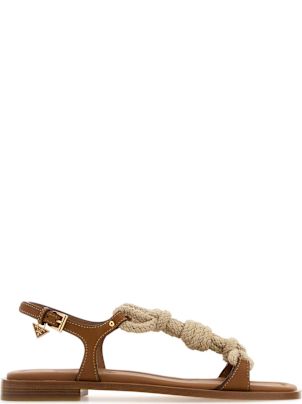 サンダル・ミュール Prada Two-Tone Fabric And Leather Sandals Prada Two-tone Fabric And Leather Sandals | italist, ALWAYS