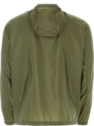 ジャケット PRADA ARMY GREEN COTTON JACKET Prada Army Green Cotton Jacket | italist