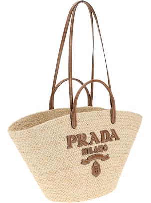 Prada Raffia Tote Bag | italist