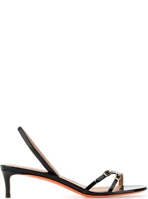 サンダル・ミュール SANTONI Black leather Virna sandals (WHQX71496HA2NVHD N01) 楽天市場】【数量限定・在庫限り・早い者勝ち！】 サントーニ