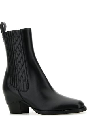 ショートブーツ・ブーティ FENDI FW24 BOOTIE VITELLO (8T8567NA7 F0QA1) フェンディ フォース バイカーブーツ レザー ブラック | Fendi