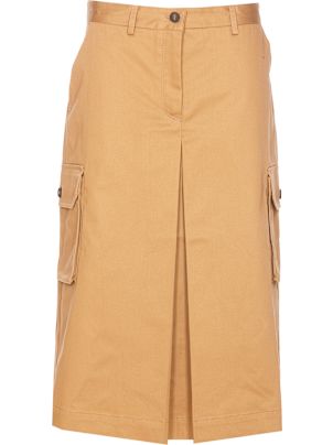 スカート MAISON KITSUNE Women Skirts NW01509WW0078P245 Beige Maison Kitsuné Utility Skirt | italist