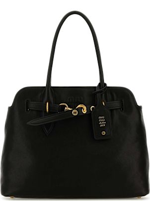 トートバッグ MiuMiu FW25 Miu Miu Bags.. Black (5BG291VOON 2BBLF0002) Miu Miu Bags for Women