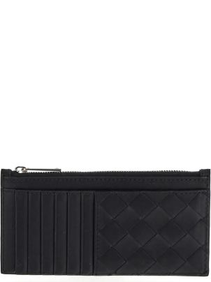 【関税＆送料込み】Bottega Veneta Intrecciato Card Case Bottega Veneta Intrecciato Long Zipped Card Case | italist
