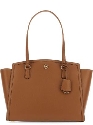 トートバッグ Michael Kors SS23 CHANTAL TOTE BAG (30F2G7CT3T_230LUGGAGE) Chantal Large Pebbled Leather Tote Bag | Michael Kors [US]