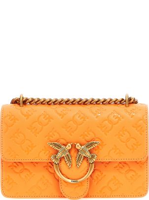 PINKO 103762A0F1CARDHOLDERSIMPLYZ99Q 関税送料込 PINKO logo-plaque Crossbody Bag | Pink | FARFETCH