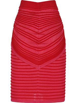 スカート BALMAIN FLECHAGE KNIT KNEE LENGHT SKIRT (EF0LC047KI38 OKO) Balmain Flechage Knit Knee Lenght Skirt | italist