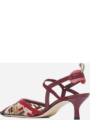 Fendi Colibri' Lite' Ff Mesh Slingback Pumps | italist
