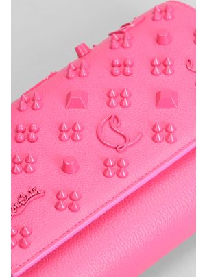 【関税送料込】Christian Louboutin Paloma Clutch Rose Paloma - Clutch - Grained calf leather and spikes