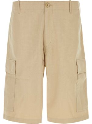 Kenzo Beige Cotton Bermuda Shorts | italist