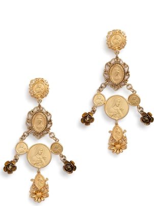 Dolce and gabbana earrings sale best sale