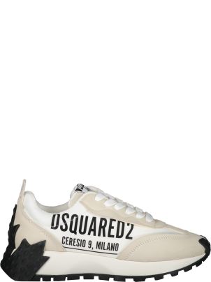 スニーカー DSQUARED2 Woman Sneakers White SNW029825107622 M4121 Dsquared2 Logo Detail Leather Sneakers | italist