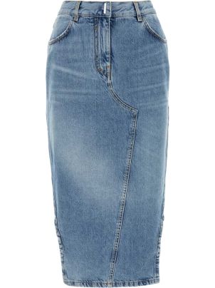 スカート GIVENCHY SS24 Denim midi skirt (BW40TJ5Y9T 452) スカート GIVENCHY SS24 Denim midi skirt (BW40TJ5Y9T 452