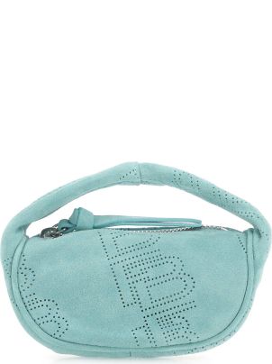 トートバッグ BY FAR Sea Green Suede Micro Cush Handbag by FAR Sea Green Suede Micro Cush Handbag - Tote Bags
