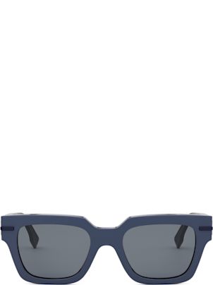 サングラス FENDI Men Sunglasses Blue FE40078I 90a Fendi Outlet: Sunglasses men - Blue | Fendi sunglasses