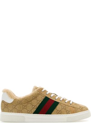 【関税&送料込】Gucci Camel Suede Ace Sneakers Gucci Camel Suede Ace Sneakers | italist