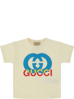 Gucci Kids Logo Printed Babygrow Set