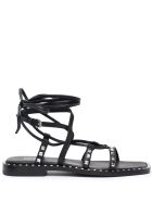 Woman Black Mauritius Sandal Ash Woman Black Mauritius Sandal - Black