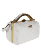 Moschino Stitch Detail Twist Top Shoulder Bag Moschino Stitch Detail Twist Top Shoulder Bag - White