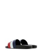 Moncler Moncler Logo Embossed Slides Moncler Moncler Logo Embossed Slides - BLACK