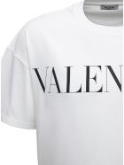Valentino White Cotton T-shirt With Logo Valentino White Cotton T-shirt With Logo - White