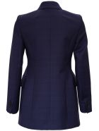 Balenciaga Double-breasted Blue Check Wool Blazer Balenciaga Double-breasted Blue Check Wool Blazer - Blu