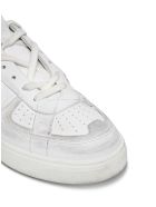 Valentino Garavani Vl7n Sneakers In Leather And Fabric Valentino Garavani Vl7n Sneakers In Leather And Fabric - White