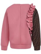 Fendi Kids Sweatshirt Fendi Kids Sweatshirt - Pink