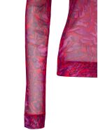 Givenchy Transparent Printed Long Sleeves T-shirt Givenchy Transparent Printed Long Sleeves T-shirt - Red