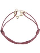 Aliita Nave Espacial Charm Cord Bracelet Aliita Nave Espacial Charm Cord Bracelet - Burgundy