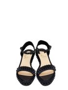 Christian Louboutin Lata 60 Wedges In Black Leather Christian Louboutin Lata 60 Wedges In Black Leather - black