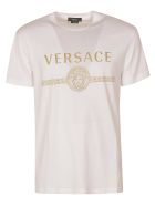 Versace Logo Print T-shirt Versace Logo Print T-shirt - White