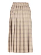 Baum und Pferdgarten Check Pleated Skirt Baum und Pferdgarten Check Pleated Skirt - Beige