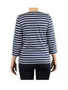 Saint James Galathee Ii Navy Blue White T-shirt 3/4 Sleeves Saint James Galathee Ii Navy Blue White T-shirt 3/4 Sleeves - Blu