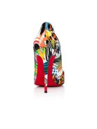 Christian Louboutin Multicolor Patent Hot Chick 100 Pumps Christian Louboutin Multicolor Patent Hot Chick 100 Pumps - MULTICOLOR