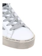 Golden Goose Hi Star Sneakers In White Leather Golden Goose Hi Star Sneakers In White Leather - Bianca
