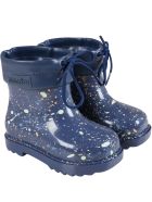 Melissa Blue Boots For Kids With Spots Melissa Blue Boots For Kids With Spots - Blue