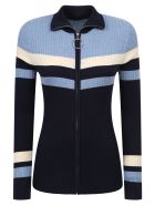 Dodo Bar Or Cardigan A Collo Alto Con Zip Dodo Bar Or Cardigan A Collo Alto Con Zip - Blue