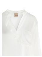 (nude) Blouse (nude) Blouse - White