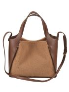 Stella McCartney Studded Logo Tote Stella McCartney Studded Logo Tote - Biscuit
