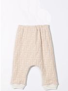Fendi Ff Motif Track Pants Fendi Ff Motif Track Pants - Begie