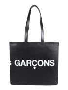Comme des Garçons Shirt Boy Huge Logo Tote Bag Comme des Garçons Shirt Boy Huge Logo Tote Bag - Black